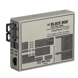 Blackbox MGD T1/E1 MED CNV T1/E1 COP MM 5KM SC