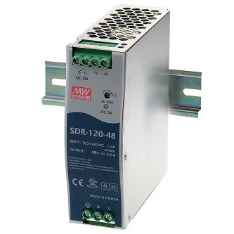 Blackbox DIN RAIL IND POWER SUPPLY 120W 48VDC
