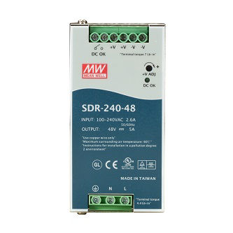 Blackbox DIN RAIL IND POWER SUPPLY 240W 48VDC