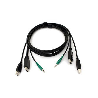 Blackbox SEC KVM HDMI CBL USB A-B 3.5MM AUD 6FT