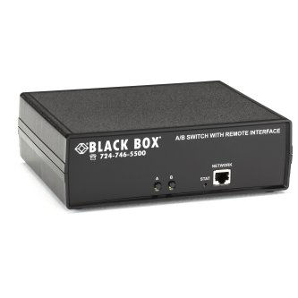 Blackbox CAT6 A/B SWT LATCHING RJ45 SER DRY CNTC