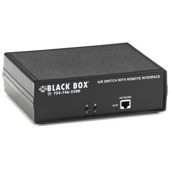 Blackbox DB9 A/B SWT LATCH CONT RS232 DRY CONTACT