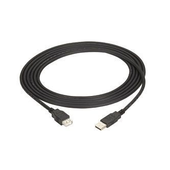 Blackbox USB2 EXT CBL TY-A M TO TY-A F BK 6FT