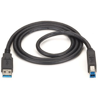 Blackbox USB 3.0 Cable A Male to B Male Blk 10ft