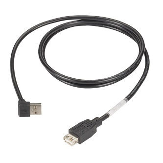 Blackbox USB 2.0 CBL TYPE-A R-ANGLE/TYPE-A F 4FT