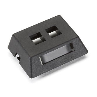 Blackbox WALLPLATE MODULAR FURN 2PT BK