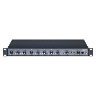 Bogen LINE/MIC MIXER w/COMPRESSOR 2-CHANNEL, 8