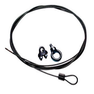 Bogen 10 FOOT CABLE & CLAMP - BLACK