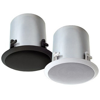 Bogen CEILING SPEAKER black,coax 6" LF,3/4" HF