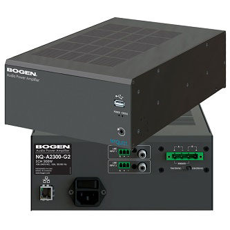 Bogen Nyquist 2-Ch. x 300W 2U Audio Power Amp