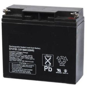 Radionix D1218 Battery, 12V 18Ah