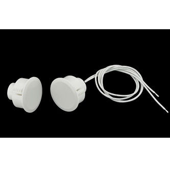 Radionix 1" STUBBY RECESSED CONTACT WHITE - 10 PK