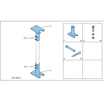Bosch Bracket adapter set for LS1-OC100E-1
