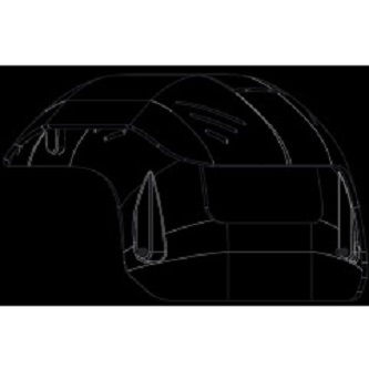 IQSIGHT SUNSHIELD FOR MIC7100i, WHITE