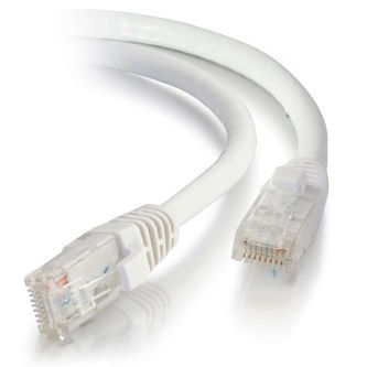 CablesToGo 6FT CAT5E SNAGLESS UTP CABLE-WHT