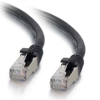 CablesToGo 30FT CAT6 SNAGLESS STP CABLE-BLK