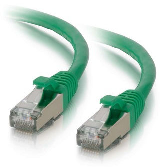 CablesToGo 3FT CAT6 SNAGLESS STP CABLE-GRN