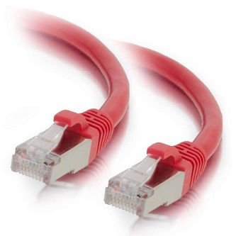 CablesToGo 10FT CAT6 SNAGLESS STP CABLE-RED