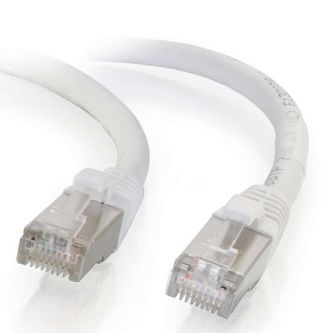 CablesToGo 1FT CAT6 SNAGLESS STP CABLE-WHT
