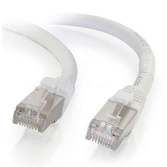 CablesToGo 7FT CAT6 SNAGLESS STP CABLE-WHT