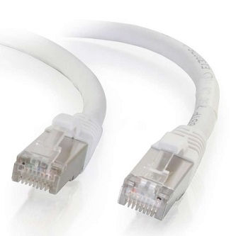 CablesToGo 15FT CAT6 SNAGLESS STP CABLE-WHT