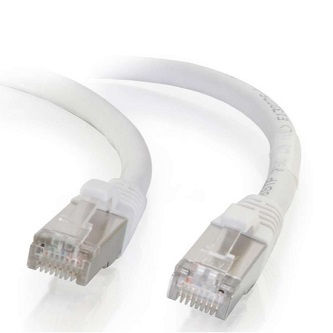 CablesToGo 30FT CAT6 SNAGLESS STP CABLE-WHT