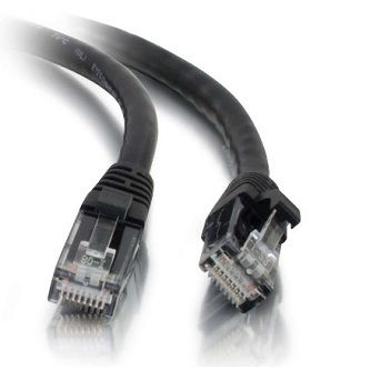 CablesToGo 6IN CAT5E SNAGLESS UTP CABLE-BLK