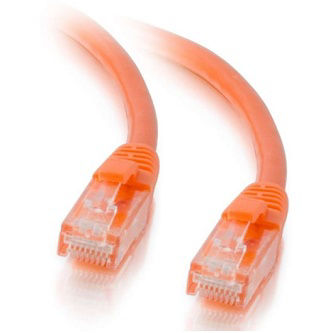 CablesToGo 6IN CAT5E SNAGLESS UTP CABLE-ORG
