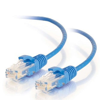 CablesToGo 7ft Cat6 UTP 28awg Blue
