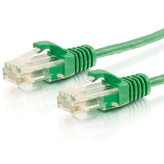 CablesToGo 3ft Cat6 Cable UTP Slim 28awg Green