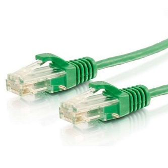 CablesToGo 7ft Cat6 Cable UTP Slim 28awg Green