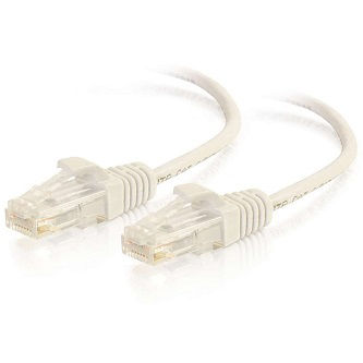 CablesToGo 5ft Cat6 Cable UTP Slim 28awg White
