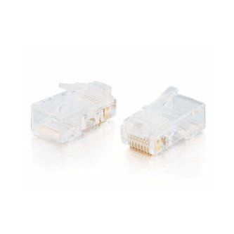 CablesToGo RJ45 8 X 8 MOD PLUG FLAT STRANDED CABLE
