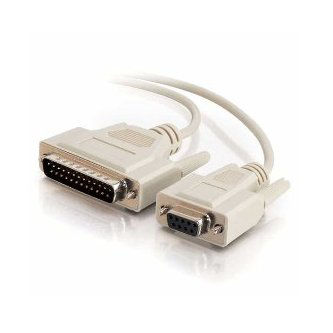 CablesToGo 6' DB9F TO DB25M MODEM CABLE BEIGE