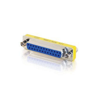 CablesToGo DB25 F/F MINI GENDER CHANGER NICKEL
