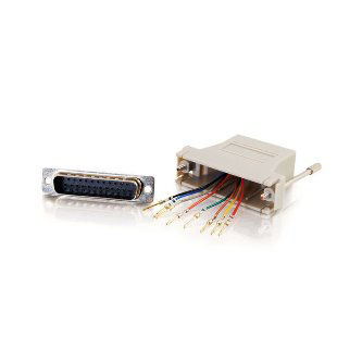 CablesToGo RJ45 / DB25M MOD ADPTR GREY