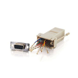 CablesToGo RJ45 TO DB9 F MODULAR ADAPTERGREY