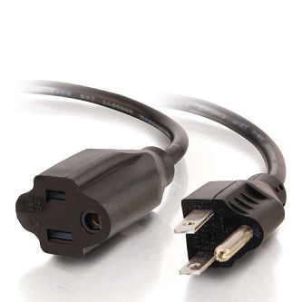 CablesToGo 10ft OUTLET SAVER POWER EXT CORD