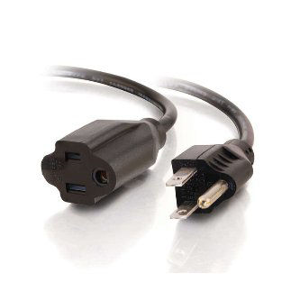 CablesToGo 1' OUTLET SAVER POWER EXTENSION CORD
