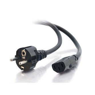 CablesToGo 2.5M EUROPEAN POWER CORD BLACK