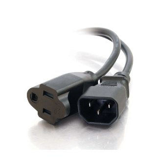 CablesToGo 6FT MONITOR POWER ADPTR CORD