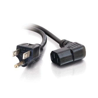 CablesToGo 6ft UNIVERSAL RIGHT ANGLE POWER CORD