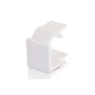 CablesToGo SNAP-IN BLANK KEYSTONE INSERT MODULE WHT