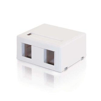 CablesToGo KEYSTONE SURFACE MOUNT BOX 2-PORT