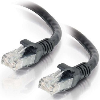 CablesToGo 50ft CAT6 SNAGLESS PATCH CBL BLK - TAA
