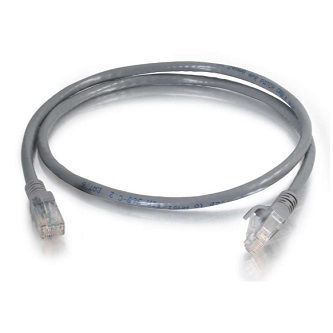 CablesToGo 1ft CAT6 SNAGLESS PATCH CBL GRY - TAA