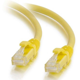 CablesToGo 25FT CAT5E SNAGLESS UTP CABLE-YLW
