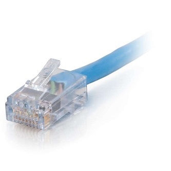CablesToGo QS 50FT CAT6 NON BOOTED CMP BLU