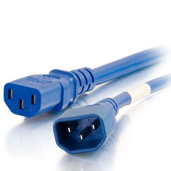 CablesToGo 6FT C14 TO C13 14/3 SJT BLUE