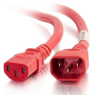 CablesToGo 6FT C14 TO C13 14/3 SJT RED